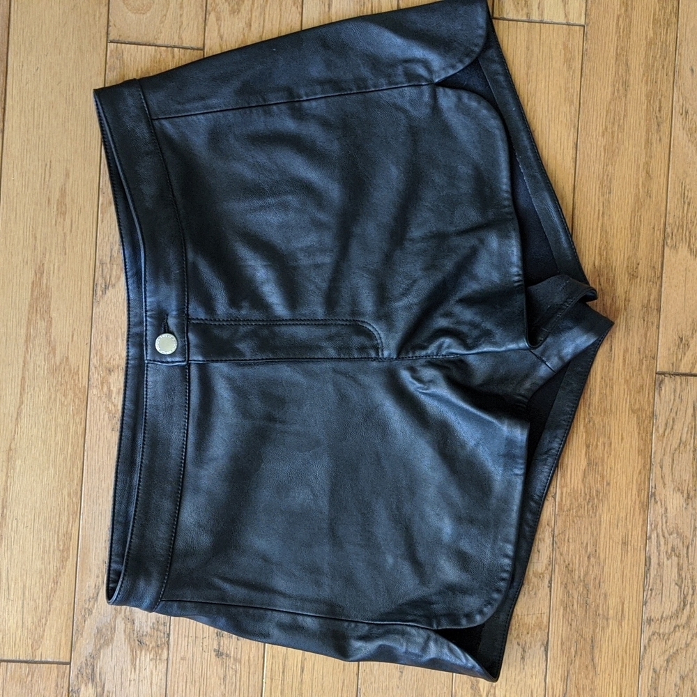 Faux Leather Short